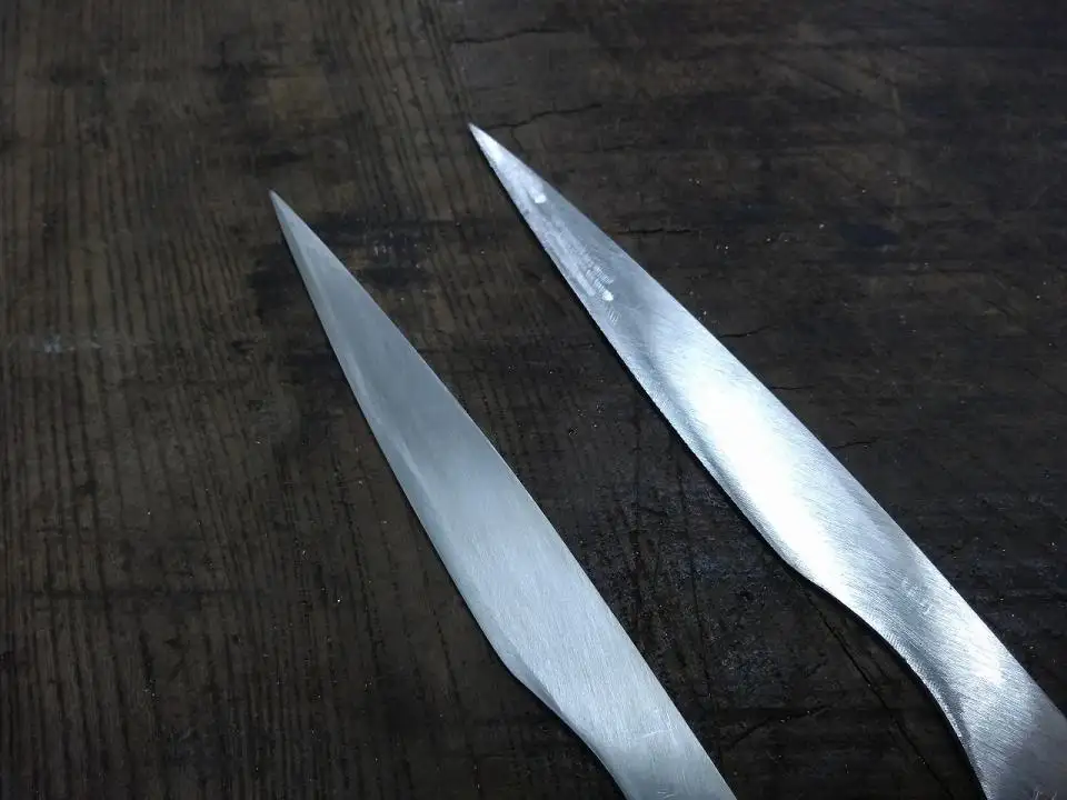 内藤銀器流、ペーパーナイフの作り方